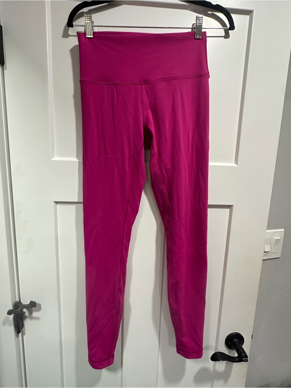 High-Waist Hot Pink Lululemon Leggings